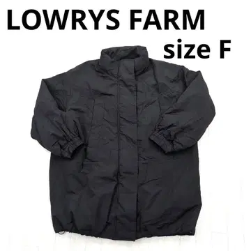 268 LOWRYS FARM 블랙 스탠드 카라 패딩 자켓 F