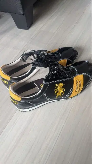 BARBARIANO 캐주얼 슈즈 블랙/노랑