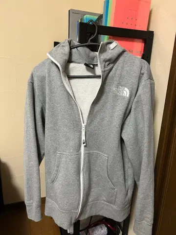 THE NORTH FACE 그레이 풀 집업 후드티