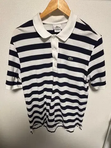 LACOSTE 스트라이프 피케 셔츠 사이즈 5