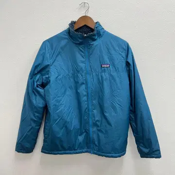 [ Y ] 파타고니아 나일론 자켓 플리스 리버서블 파랑