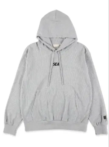 WIND AND SEA ES Waffle Hoodie 'Gray'