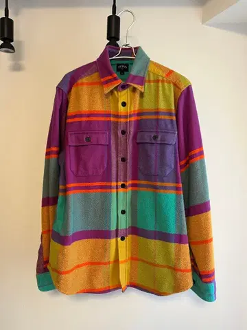 NOAH Bright Plaid Heavyweight Flannel