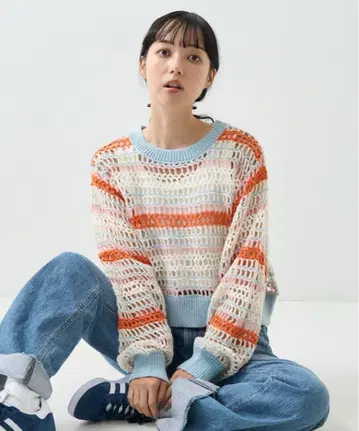 코바늘 보더 니트(FREE)