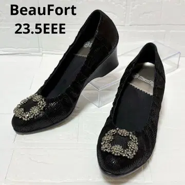 BeauFort 뷰포트 비쥬 웨지솔 펌프스