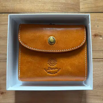 Dakota 가마구치 접이식 지갑 머스타드