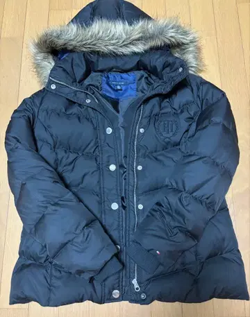 타미힐피거 여성용 다운 자켓 (M) 블랙