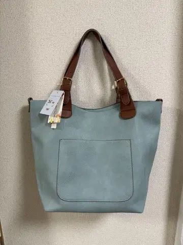 파란색 토트백 Monte Rosso 새상품, 미사용 택 포함