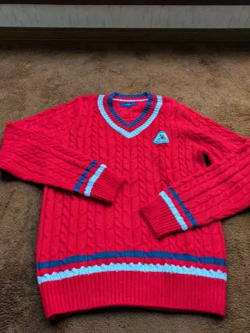 캘러웨이 여성용 스웨터 L 레드