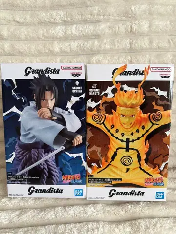 Grandista 우치하 사스케 & 나루토 피규어 세트