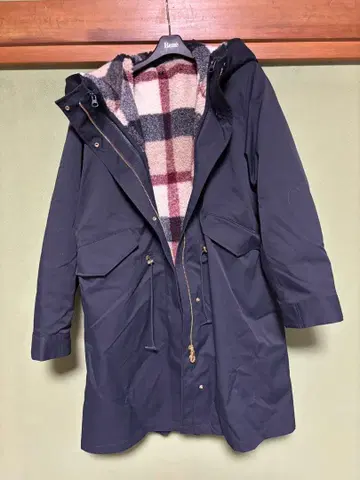 BLUE LABEL CRESTBRIDGE 롱 코트 36 네이비