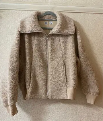 [ Uniqlo U ] 플리스 자켓 베이지 XL