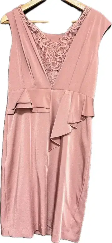 j.ferry 파티용 핑크 슬리브리스 원피스 40 사이즈