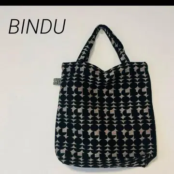 BINDU 비 토트백 블랙 x 실버 여성용
