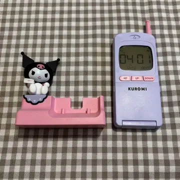 산리오 쿠로미 디지털 탁상 시계 한국