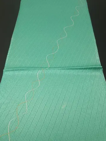 순수 실크 오비 앙 금은형염 하자 있음 o270