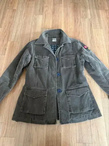 55DSL 올리브 그린 밀리터리 자켓 S