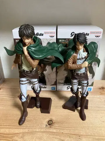 [ 개봉 ] 진격의 거인 Grandista 엘렌 예거, 리바이 2체 세트