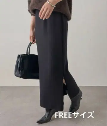 새상품급 인기 라운지 드레스 분또 ZIP 타이트 스커트 블랙