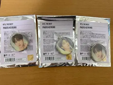 BTS THE BEST 사진 키링 3개 세트