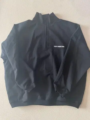 COOTIEPRODUCTIONS 블랙 하프 지퍼 자켓 S