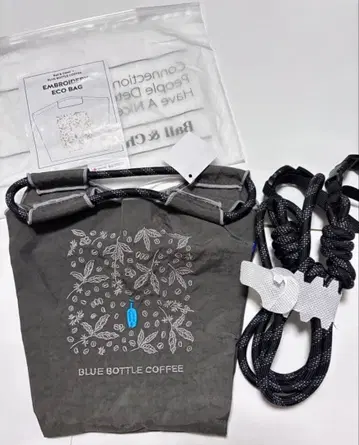 블루보틀 커피 에코백, 로프 스트랩 포함