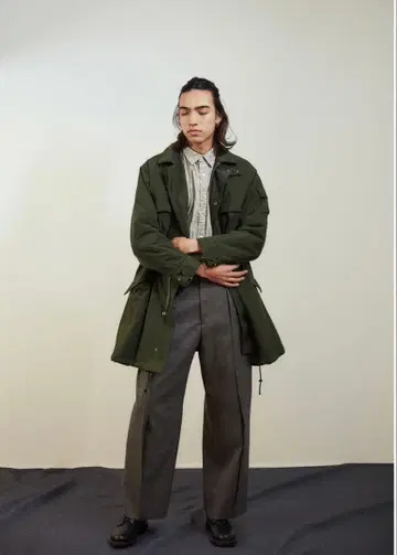 WATER PROOF NYLON STAND COAT