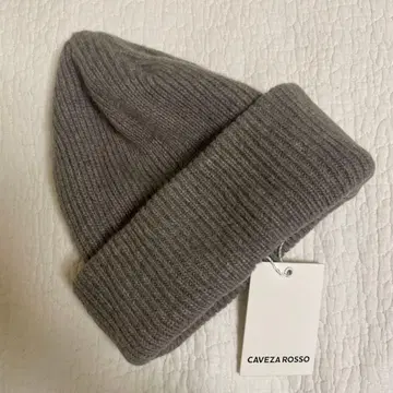 CAVEZA ROSSO 베이지 니트 모자 F 사이즈