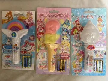히로가루 스카이 딜리셔스 파티 트로피컬 루즈 프리큐어 응원봉 3개