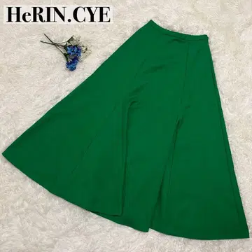 컨디션 최상 HeRIN.CYE Flare maxi skirt 그린