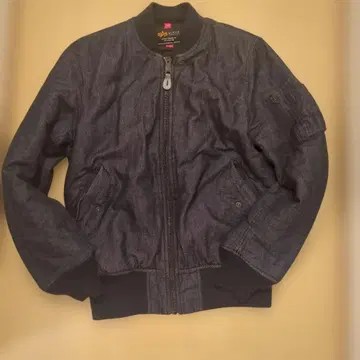 ALPHA INDUSTRIES MA-1 와시 데님 size L
