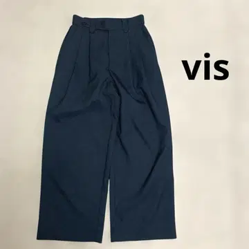 vis 치노라이크 그루카 와이드 팬츠