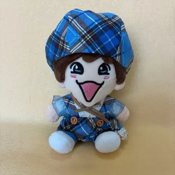 치비 누이 의류 누이 의류 파랑 x 체크 나니와단시