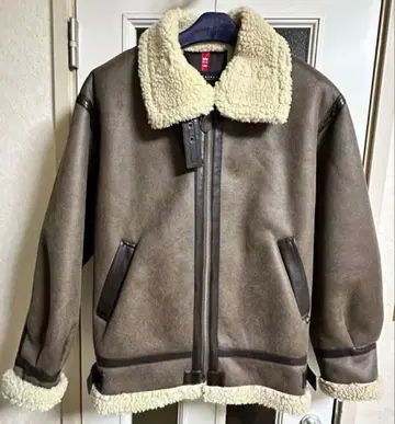 알파인더스트리 B-3 페이크 무스탕 자켓 XL 사이즈