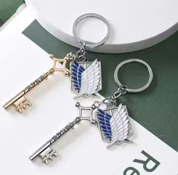 진격의 거인 열쇠 키링 2개 세트