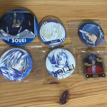 전생했더니 슬라임이었던 건에 대하여 푸른 그림자 6종 캔뱃지 아크릴 키링