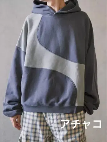 ERL 그레이 후드티 M