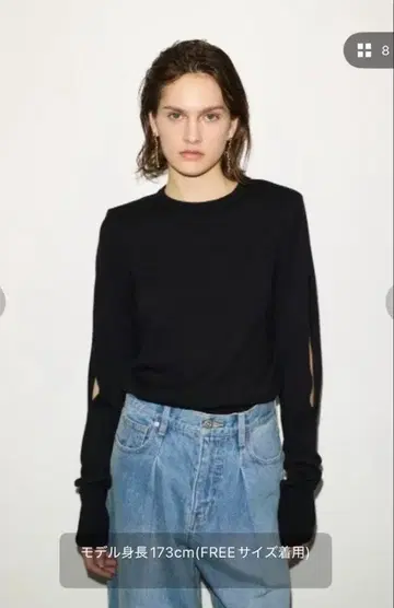 THROW DESIGN HG TOPS 디자인 하이 게이지 상의