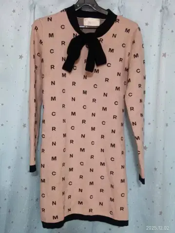 미셸 마카롱 니트 원피스 핑크