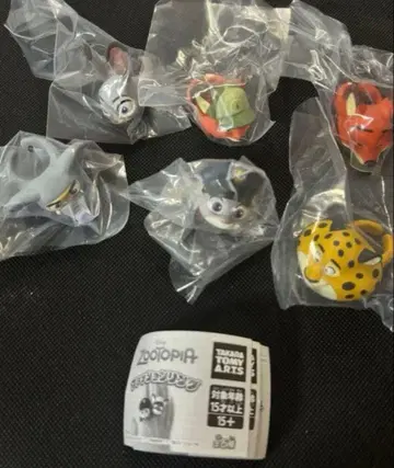 주토피아 패션 반지 전 6종 세트