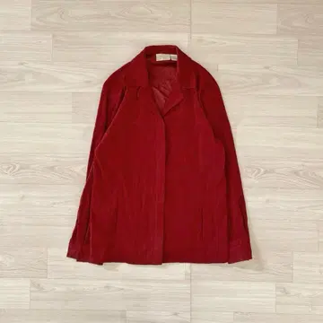 WORTHINGTON 스웨이드풍 셔츠 자켓 레드 빅