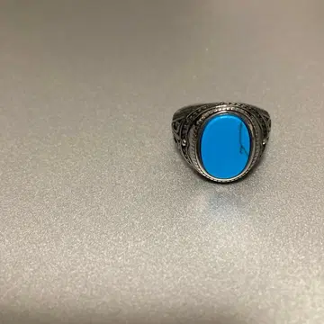 터콰이즈 블루 실버 반지 21-22호