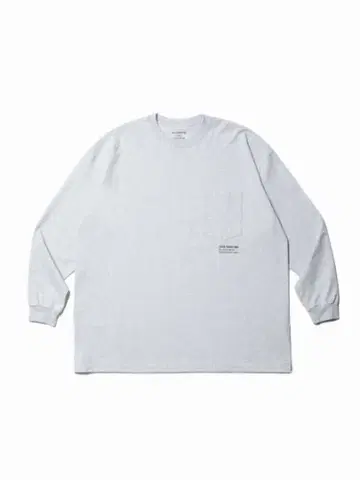 새상품 COOTIE 에러 핏 L/S Tee 오트밀 L 사이즈 롱T
