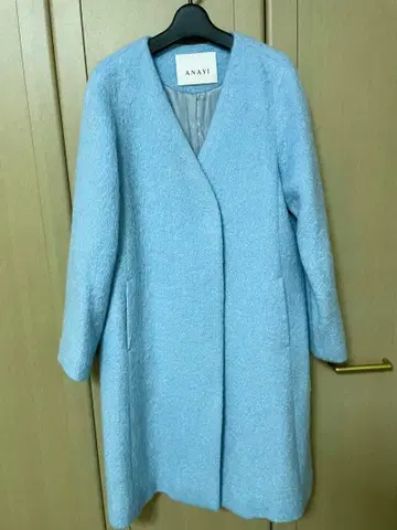 ANAYI 노카라 코트 색스 블루