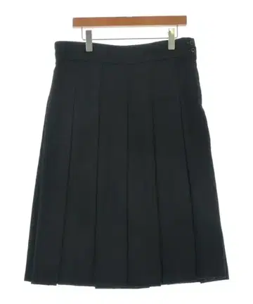 블랙 꼼데가르송 롱 맥시 길이 스커트 여성용