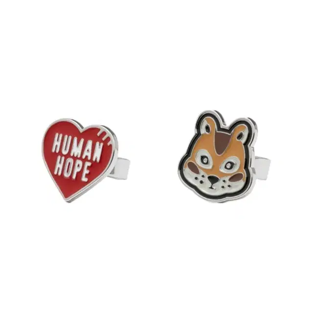 휴먼메이드 휴먼 호프 링 반지 세트 레드 방탄소년단 제이홉 콜라보