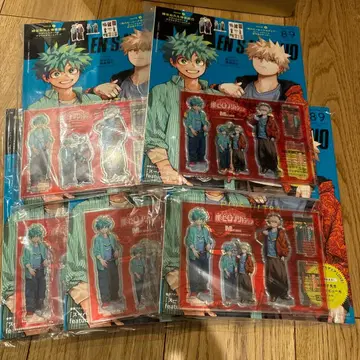 남성용 논노 히로아카 콜라보 나의 히어로 아카데미아 5권 세트 미개봉 1