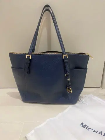 MICHAEL KORS 네이비 토트백