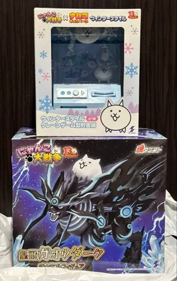 냥코 대전쟁 황수 가오우 다크 소울 크라프트 피규어 뽑기 게임 세트