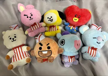 BT21 봉제 인형 8체 컴플리트 세트